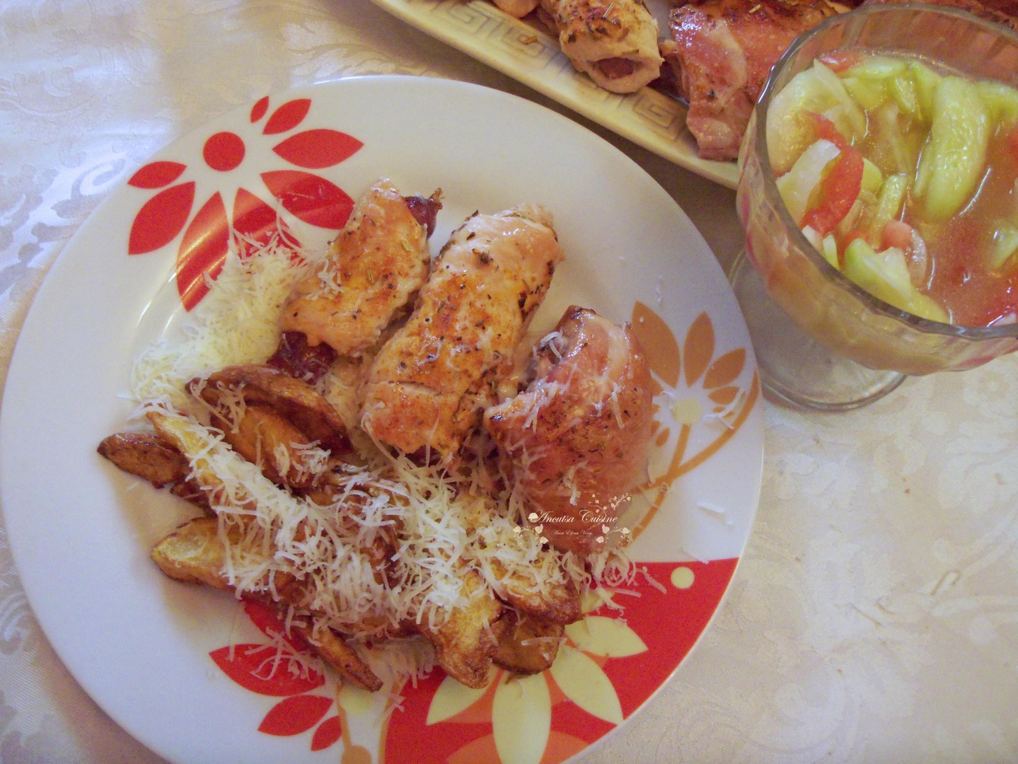 Rulouri de pui cu carnaciori