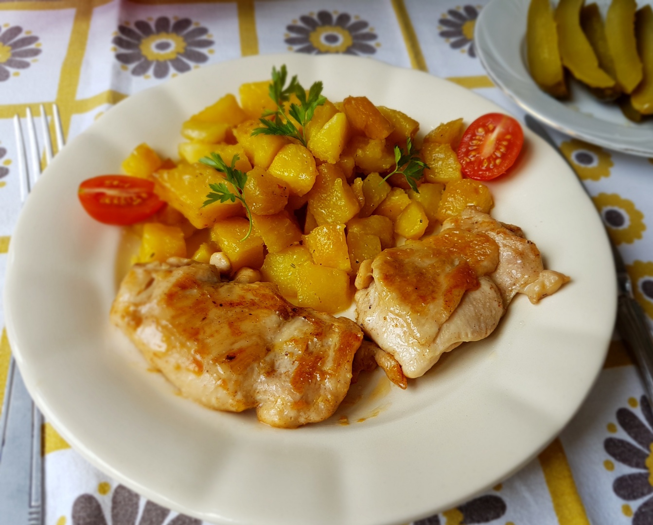 Pulpe de pui la tigaie