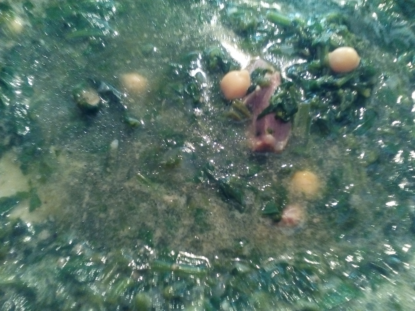 Mancarica de spanac cu carne de miel si naut