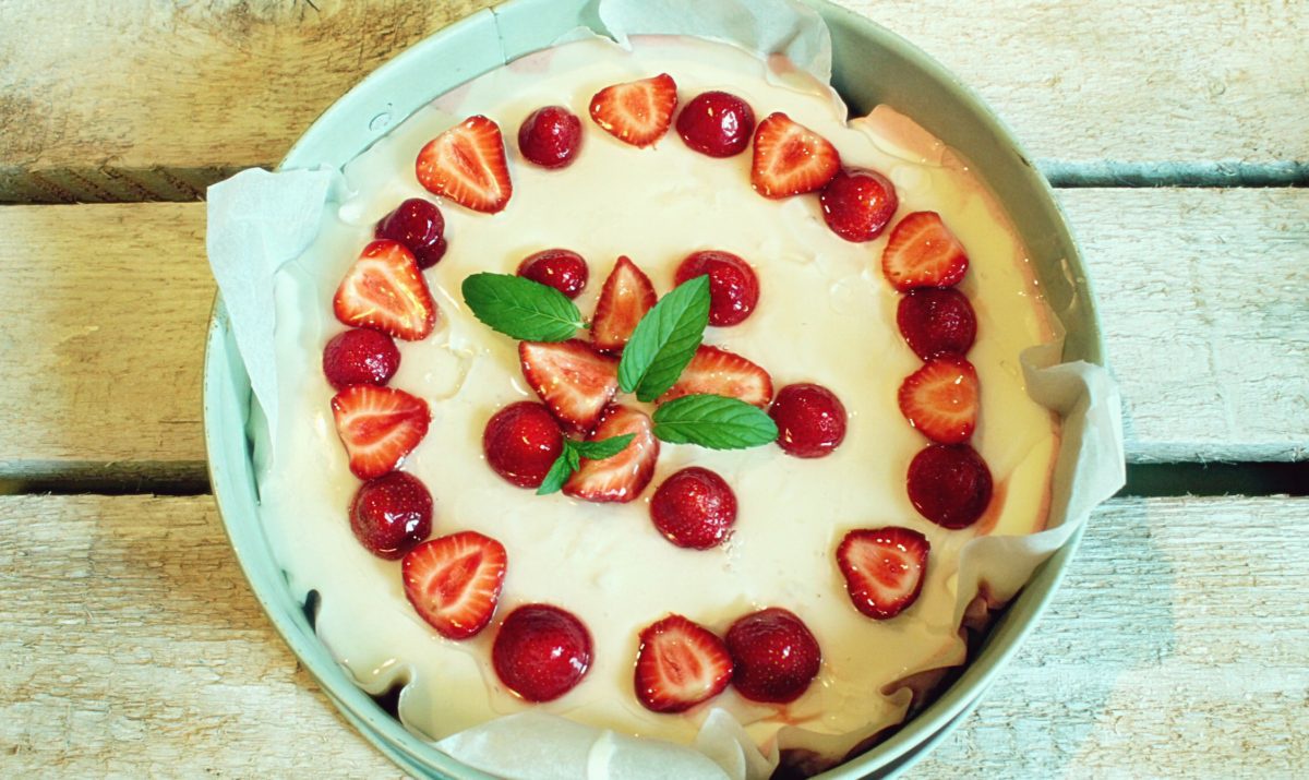 Cheesecake cu capsuni