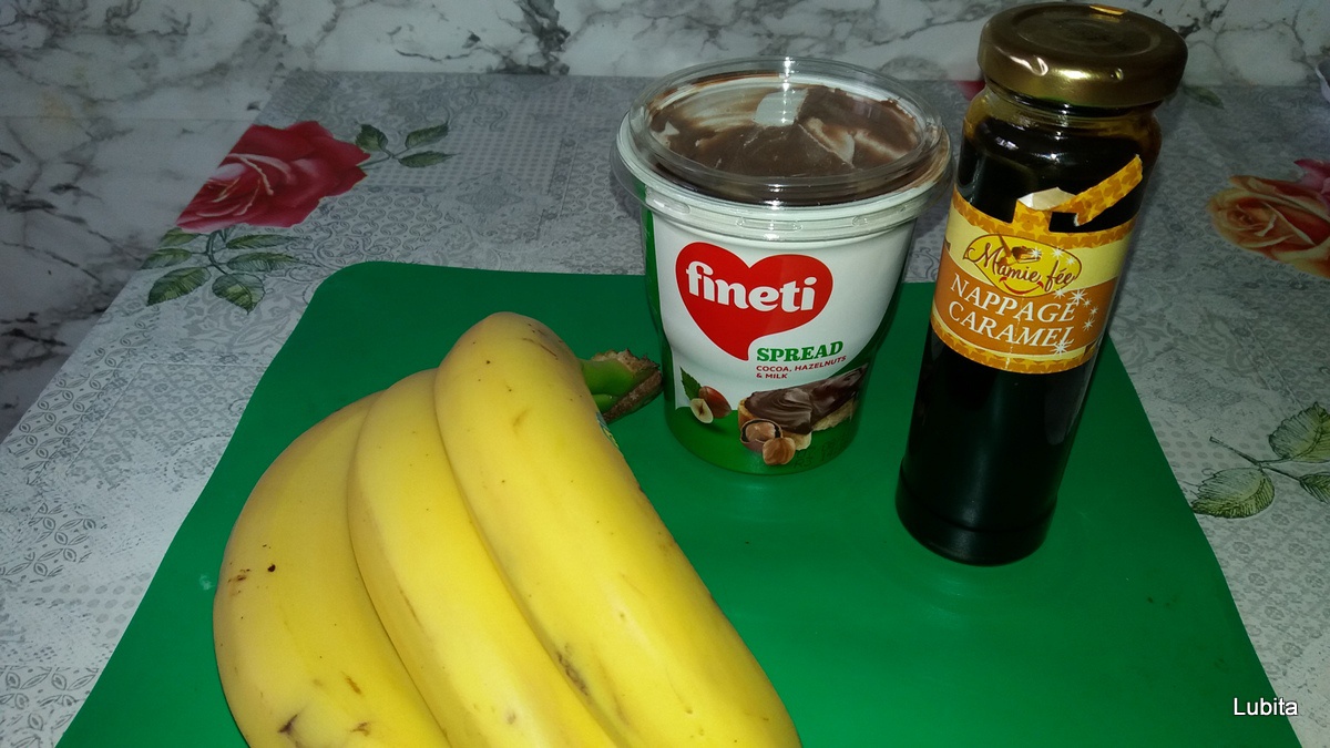 Inghetata de banane cu nutella