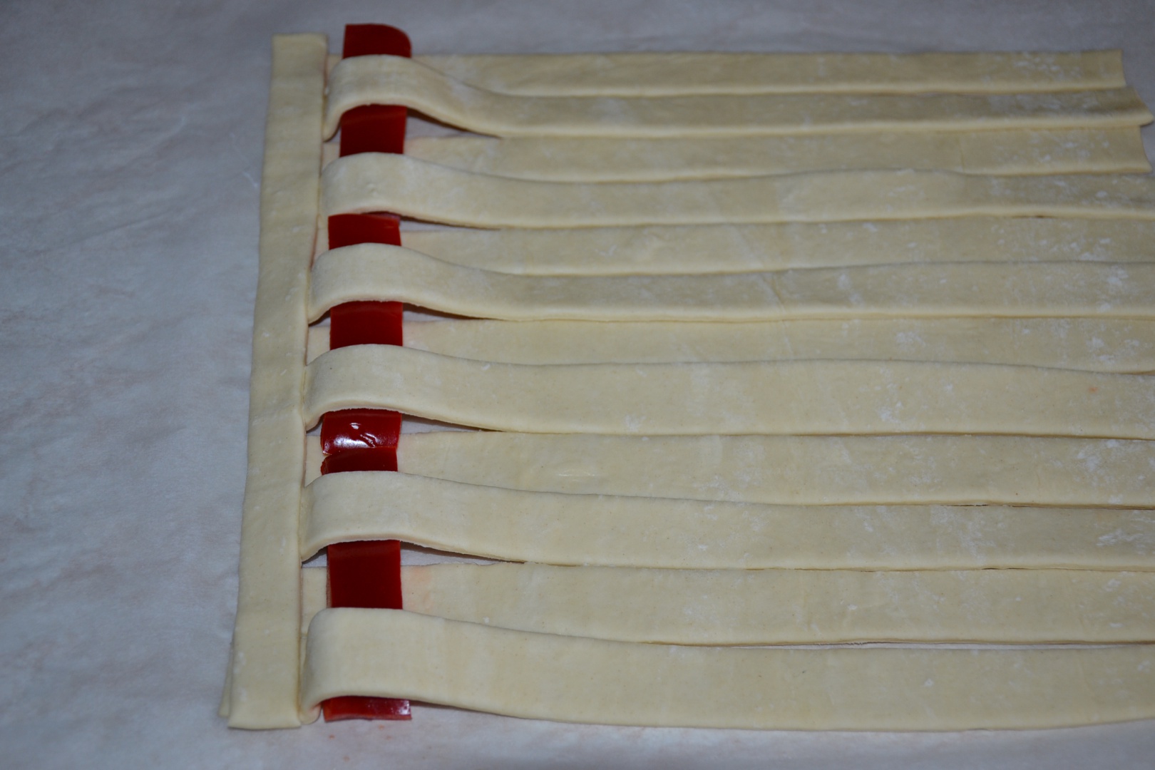 Placinta cu mozzarella si ardei