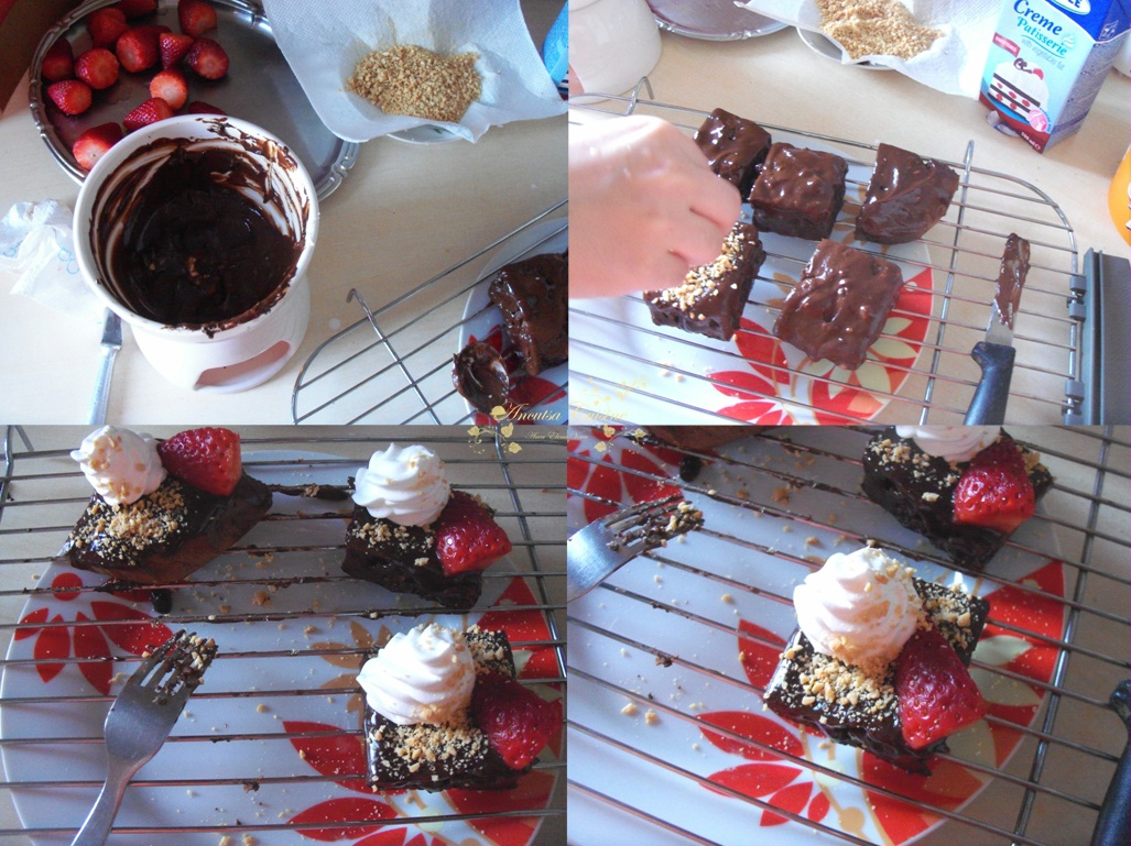 Maci cu vanilie si alune