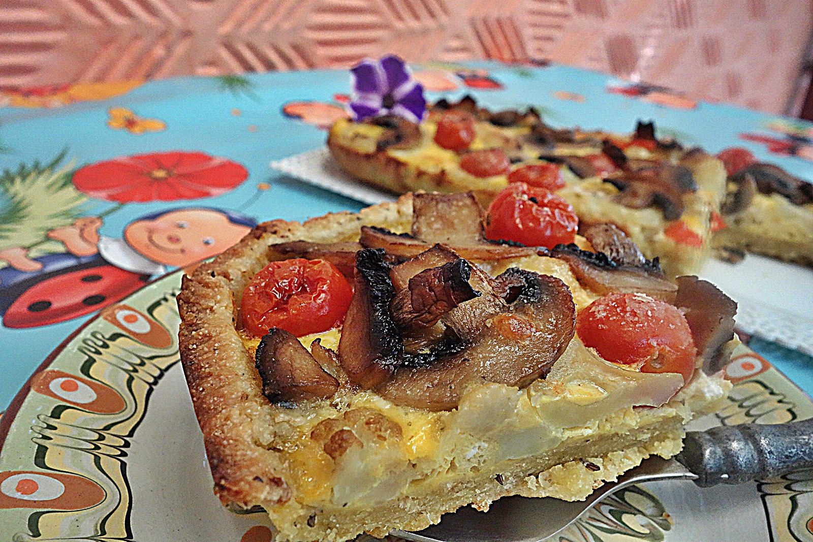 Tarta rustica cu blat aromat din gris