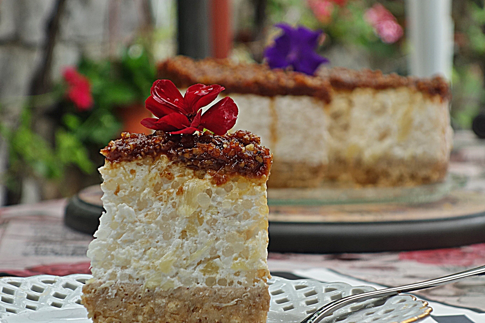 Samba cu crusta de nuci