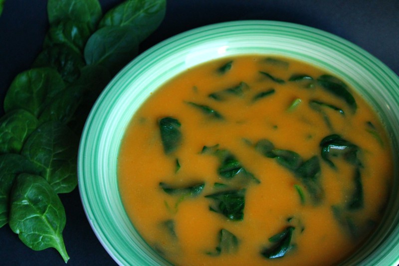 Supa crema cu spanac