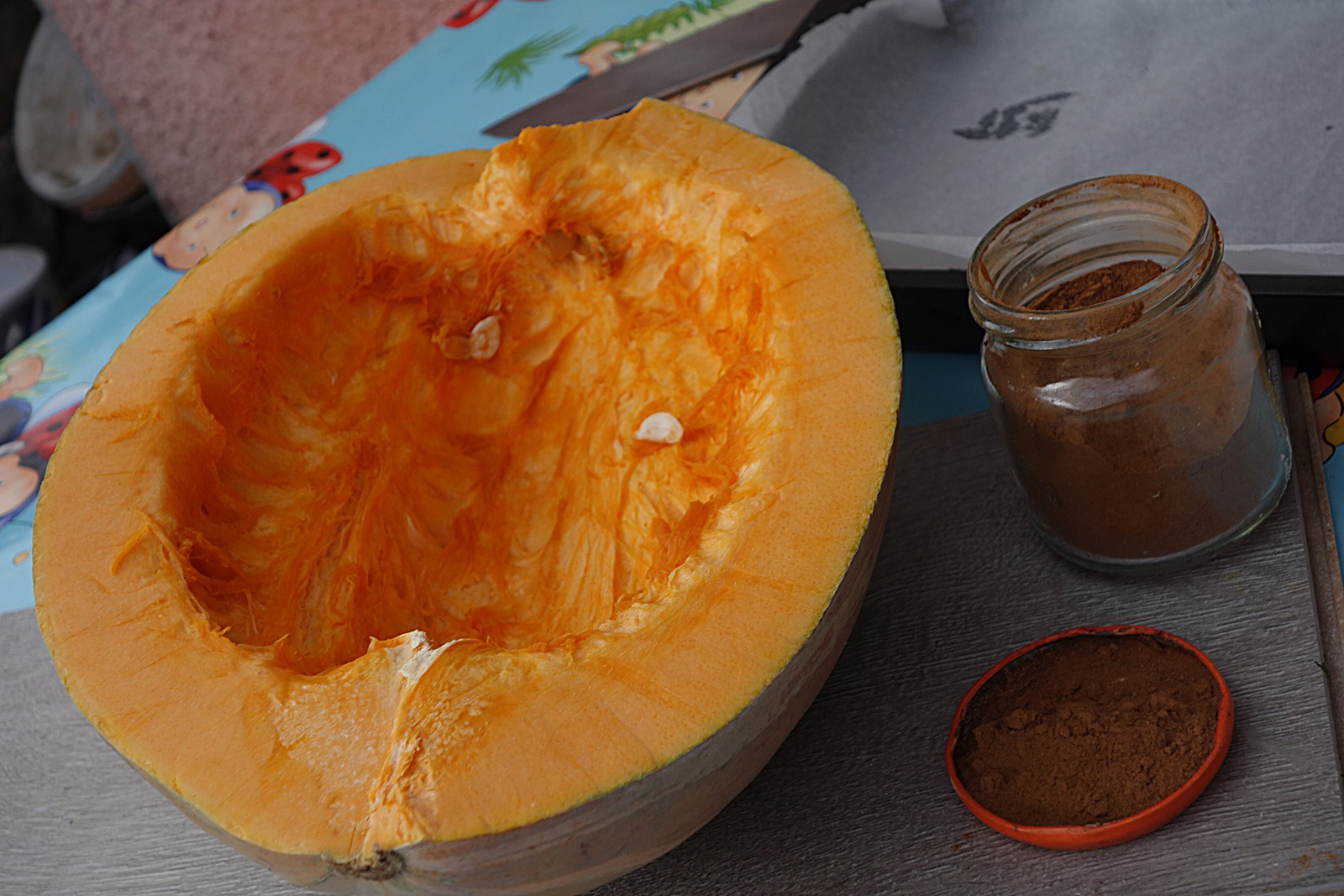 Deliciu cu crema de dovleac copt