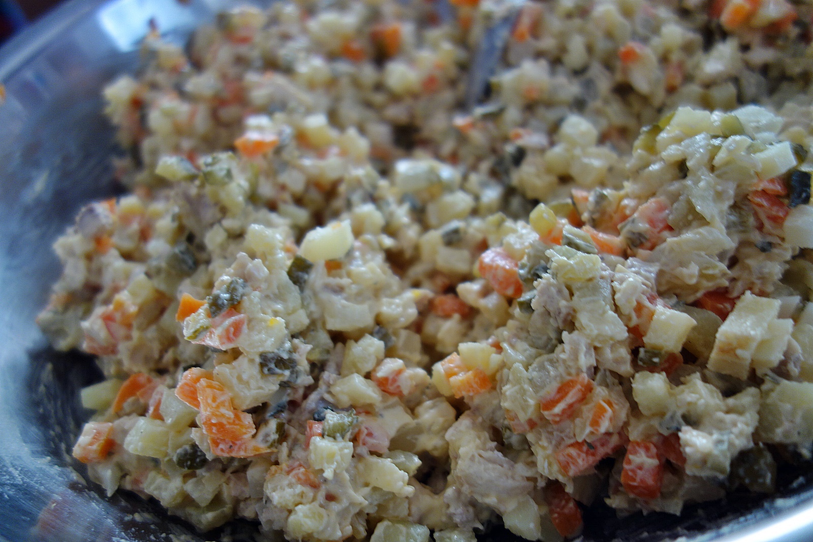 Salata de pui cu maioneza