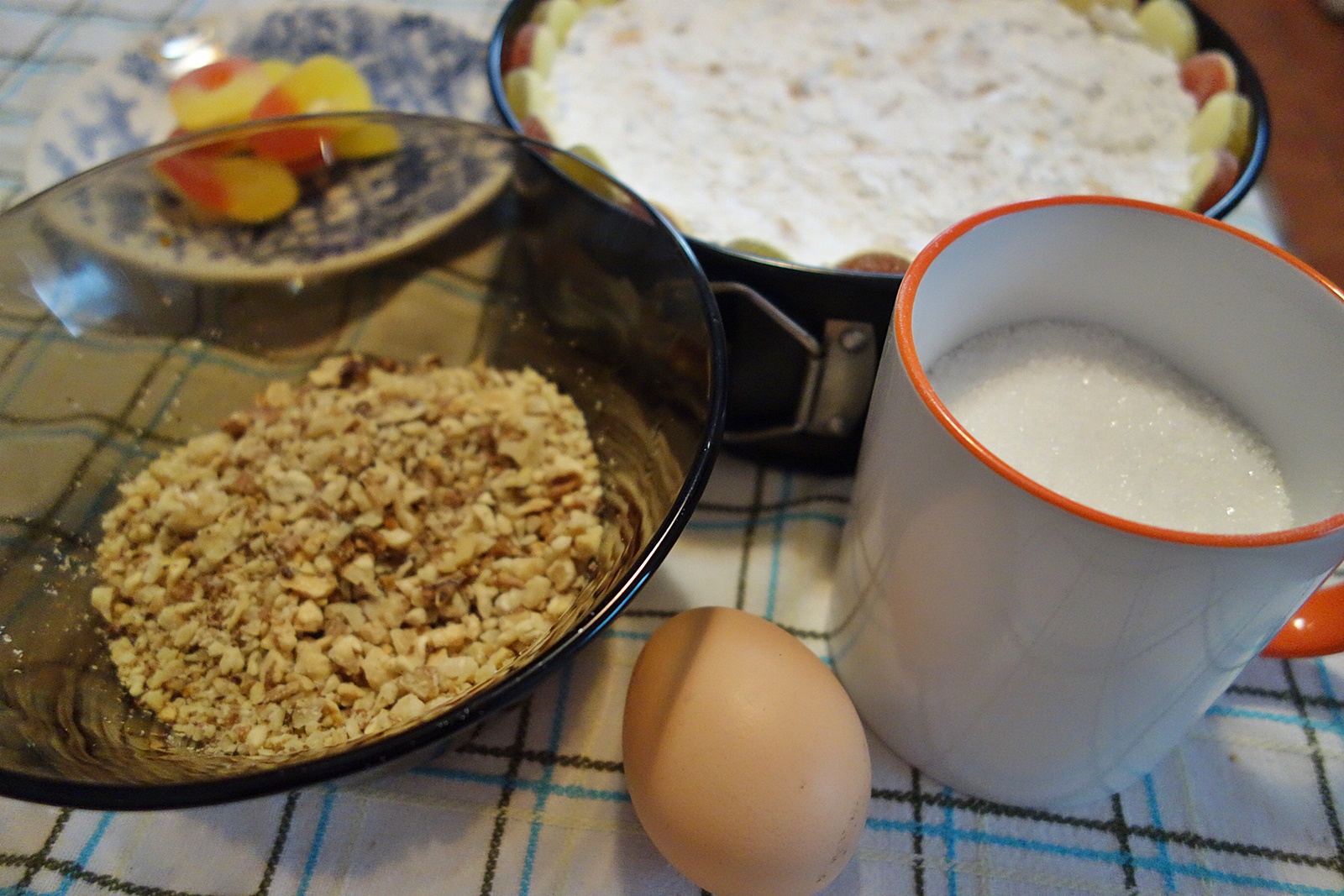 Gelle-cheesecake cu ananas si krantz