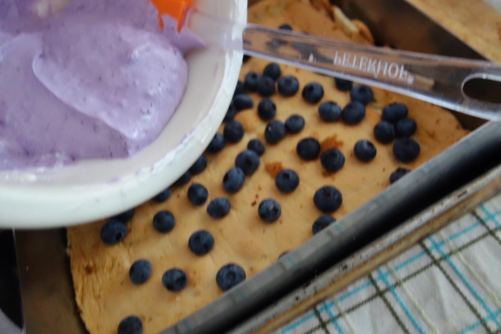 Prajitura cu afine si lavanda