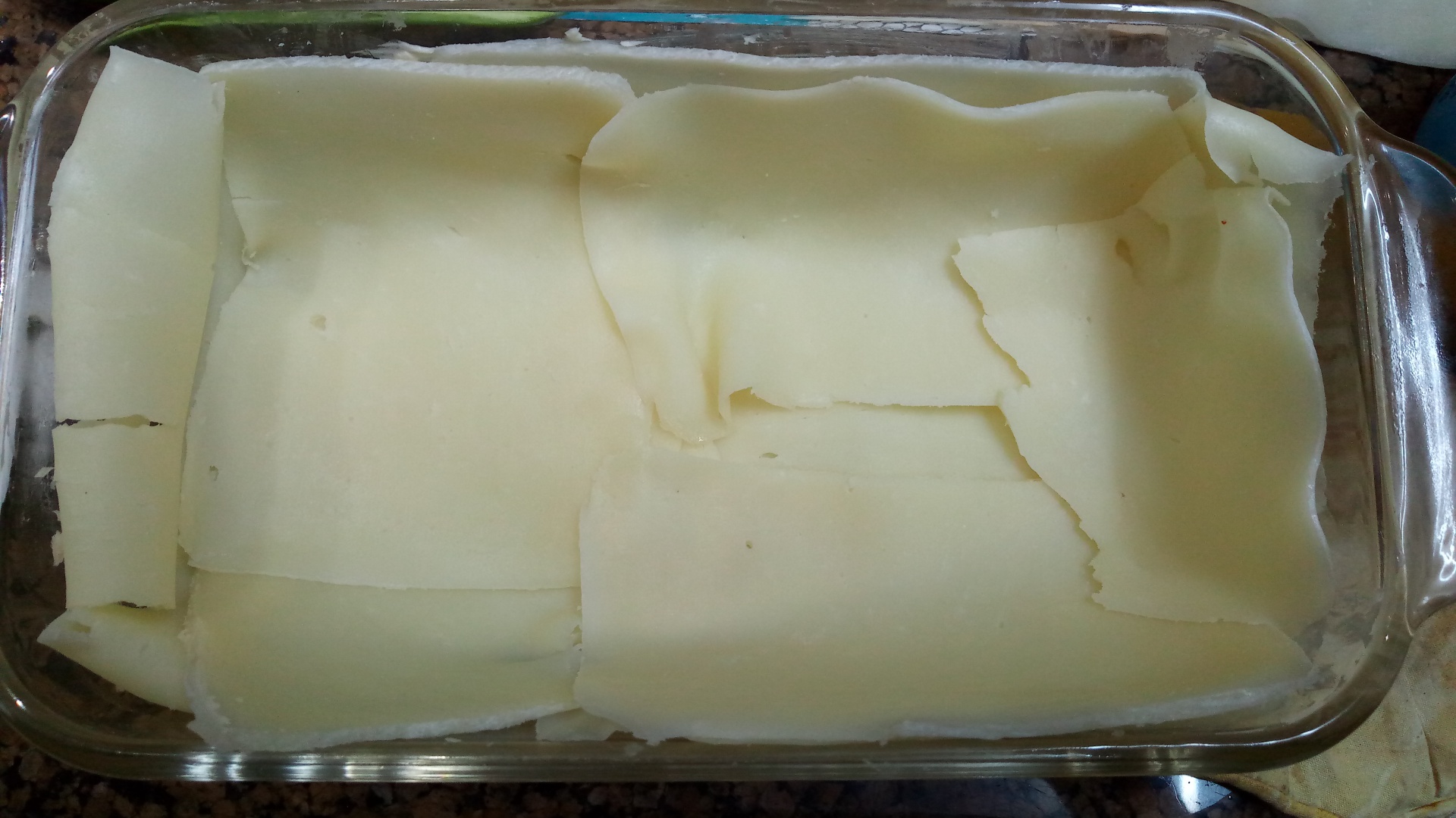 Terina cu legume, cascaval si sunca afumata din piept de curcan