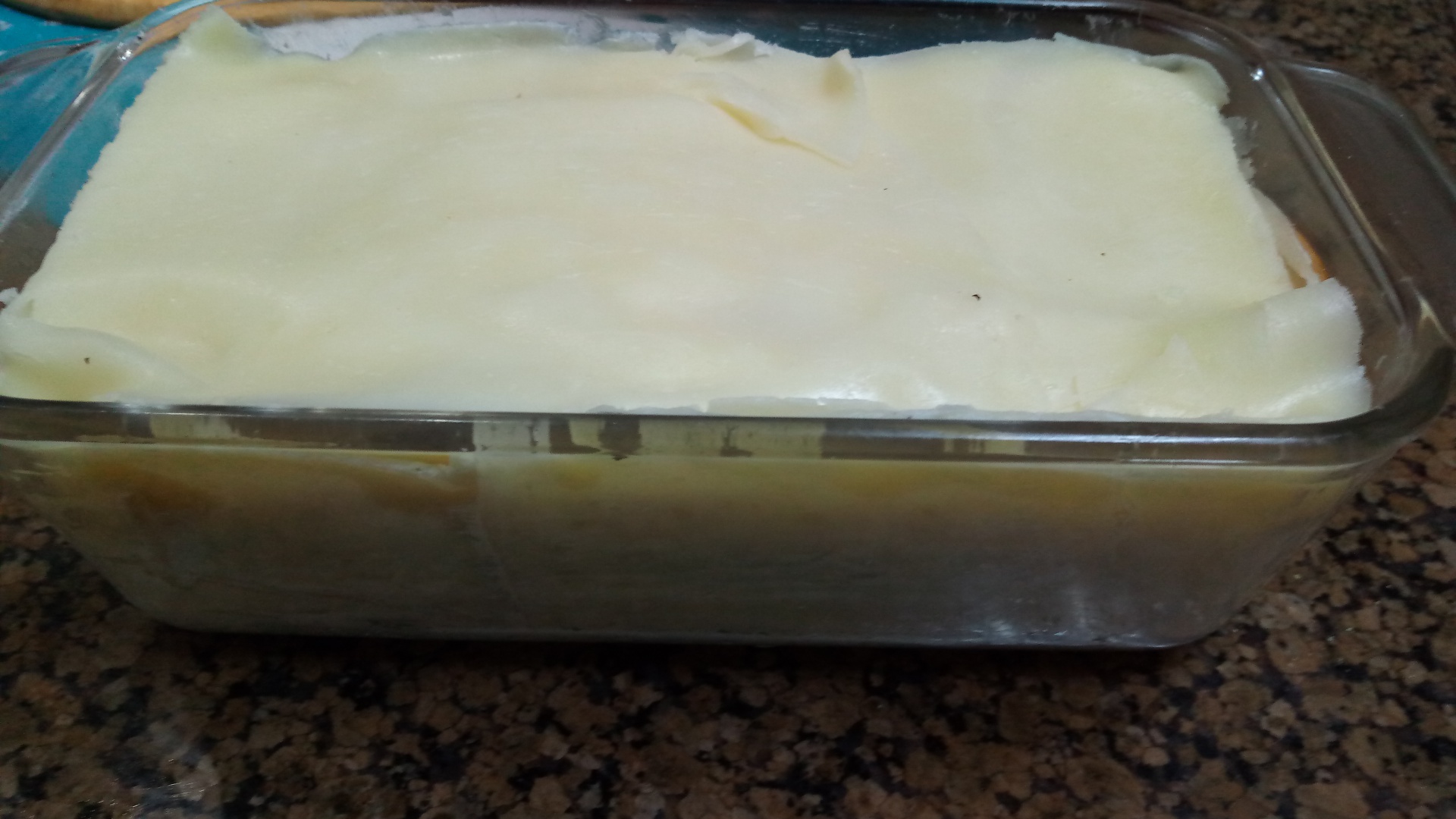 Terina cu legume, cascaval si sunca afumata din piept de curcan