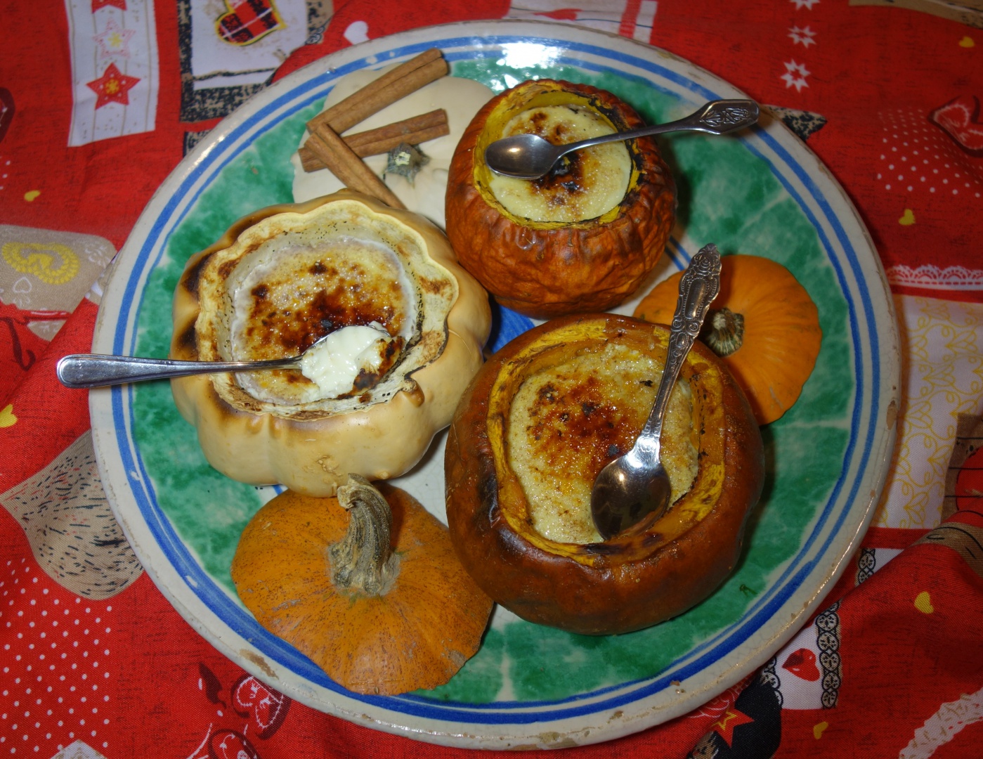 Crema de zahar ars, coapta in dovleac