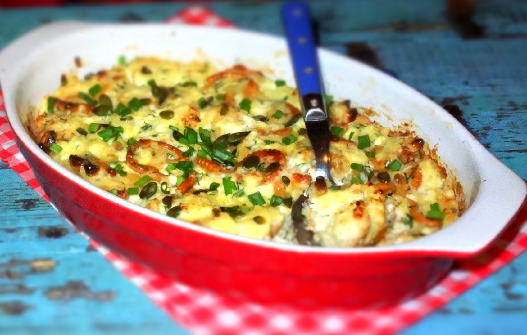 Budinca pain perdu cu branza –budinca brutarului