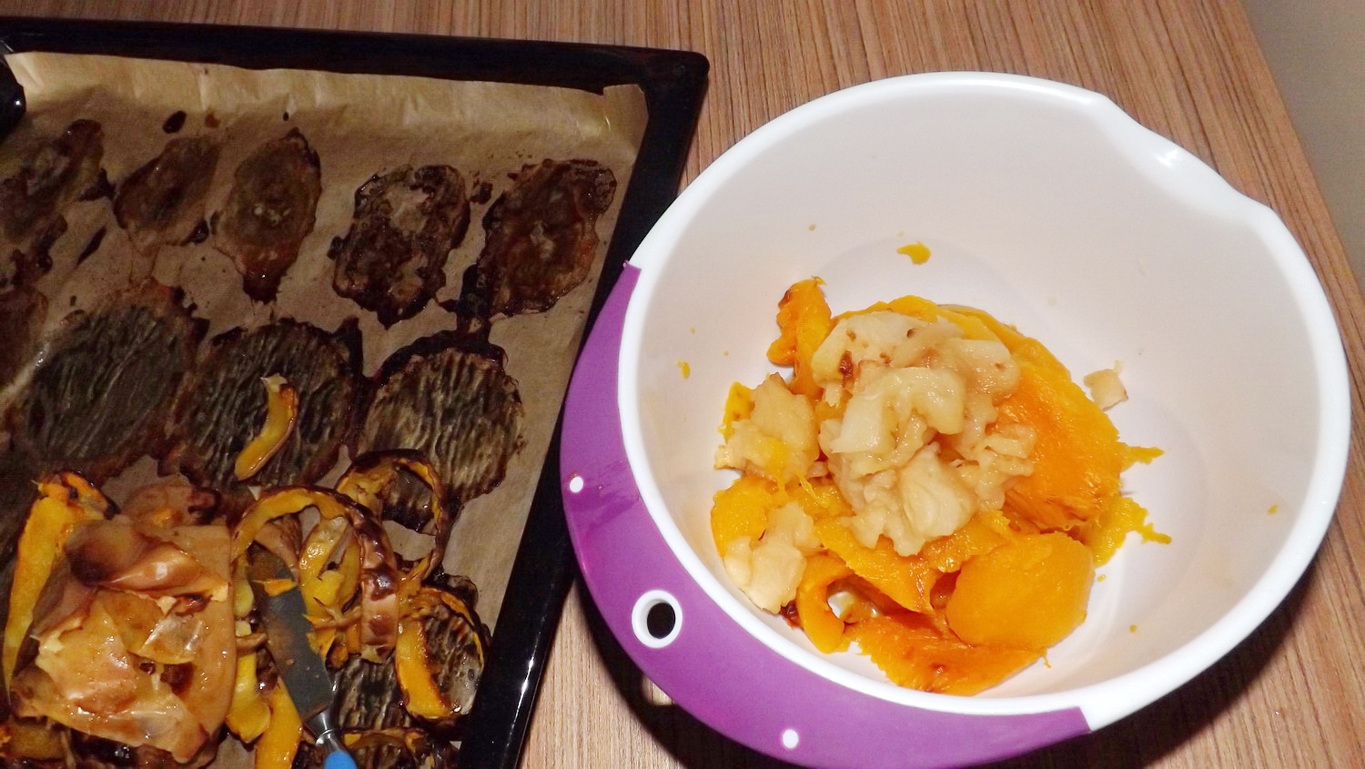 Supa crema de dovleac cu mar