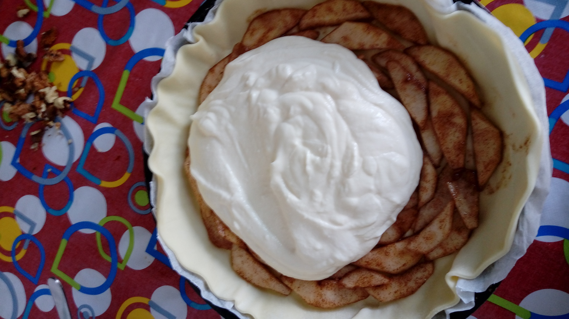 Prajitura cremoasa cu fructe