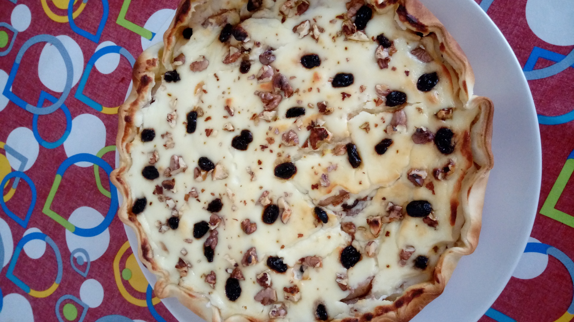 Prajitura cremoasa cu fructe