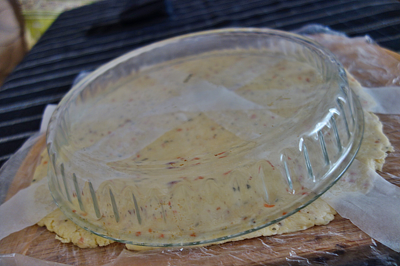 Tarta cu blat fraged si aromat cu ciuperci si baby spanac