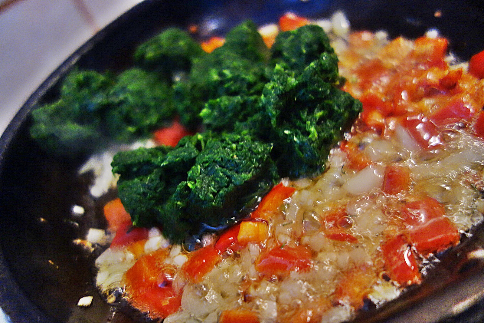 Ciuperci umplute cu spanac si linte