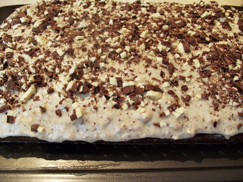 Negresa cu crema de nuci si lapte condensat