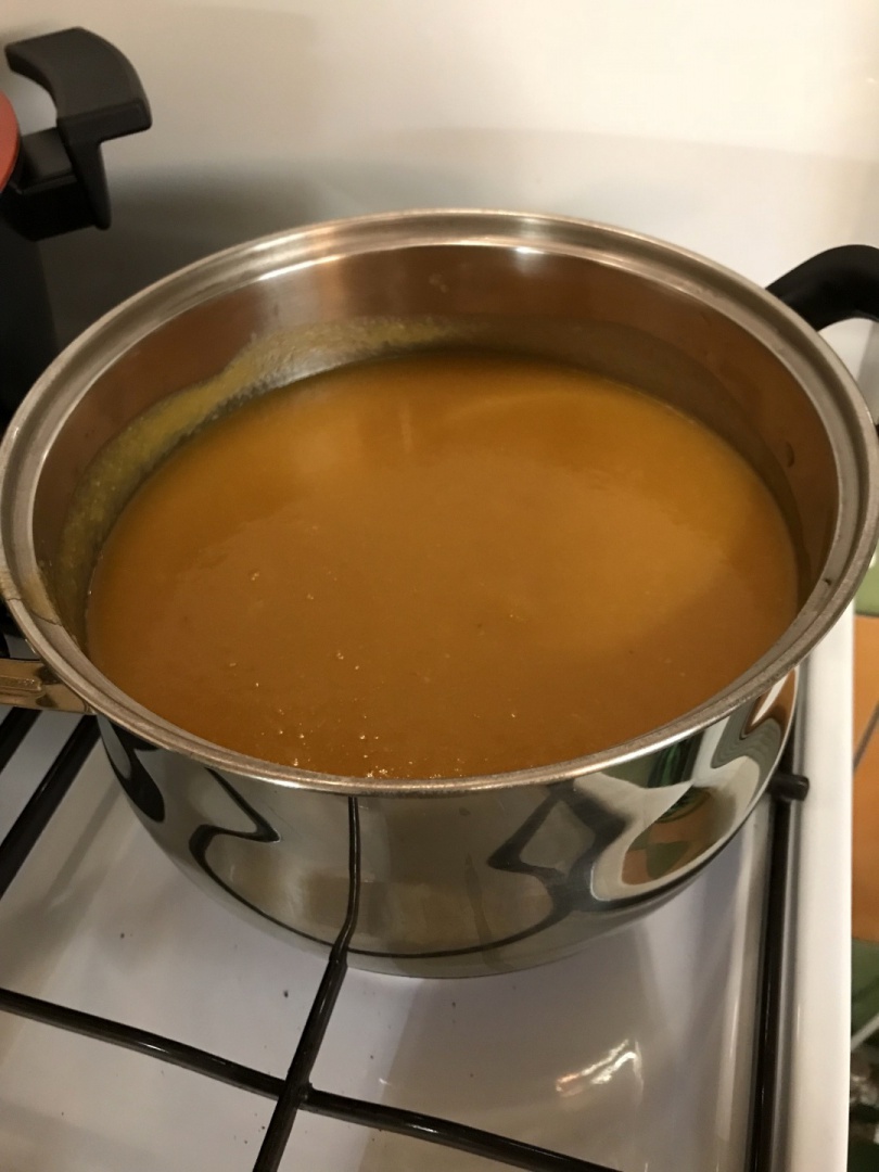 Supa-crema de dovleac si pere aurii