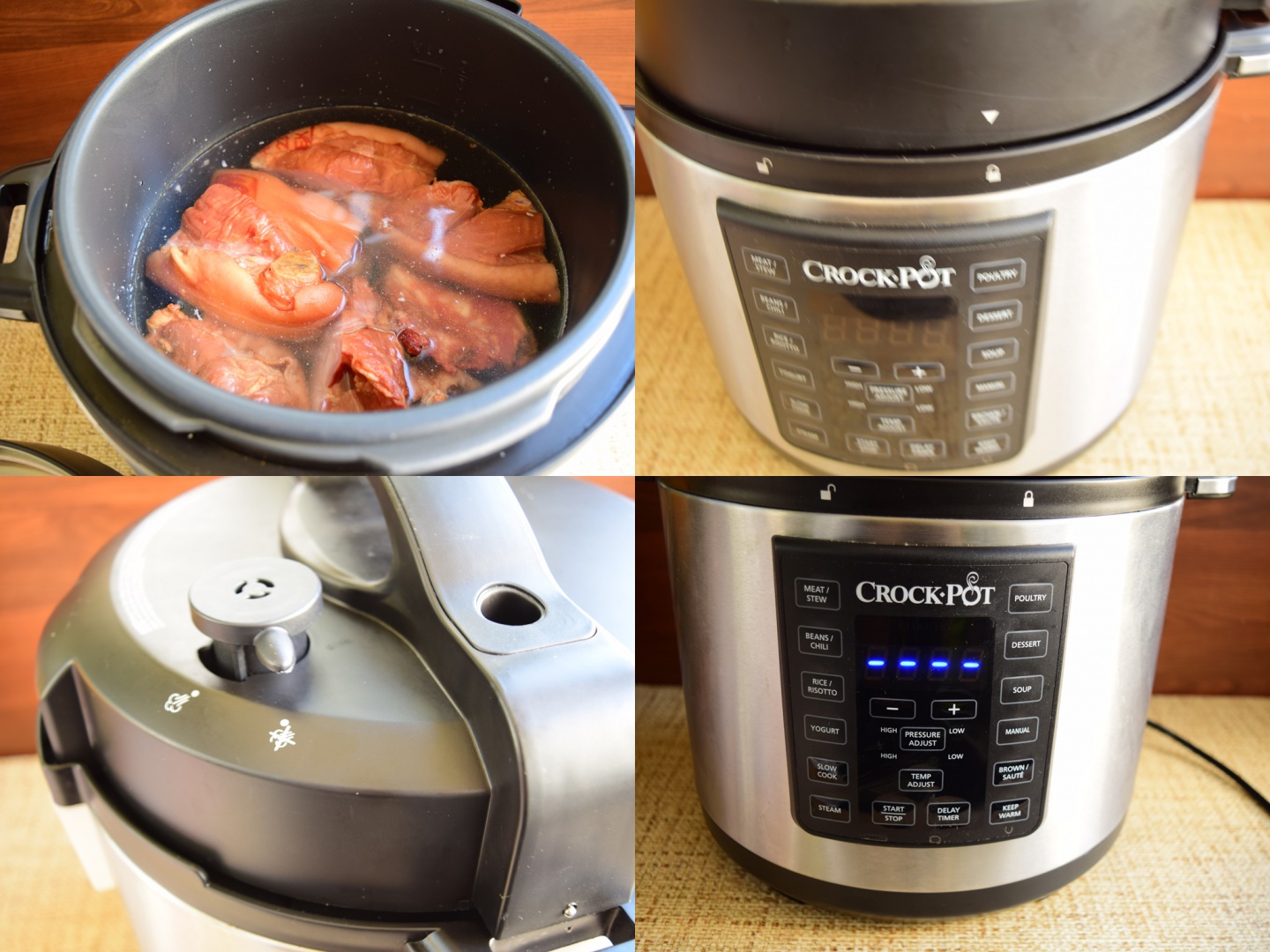 Ciorba din afumatura de porc cu zeama de varza la Multicooker Crock-Pot Express cu gatire sub presiune