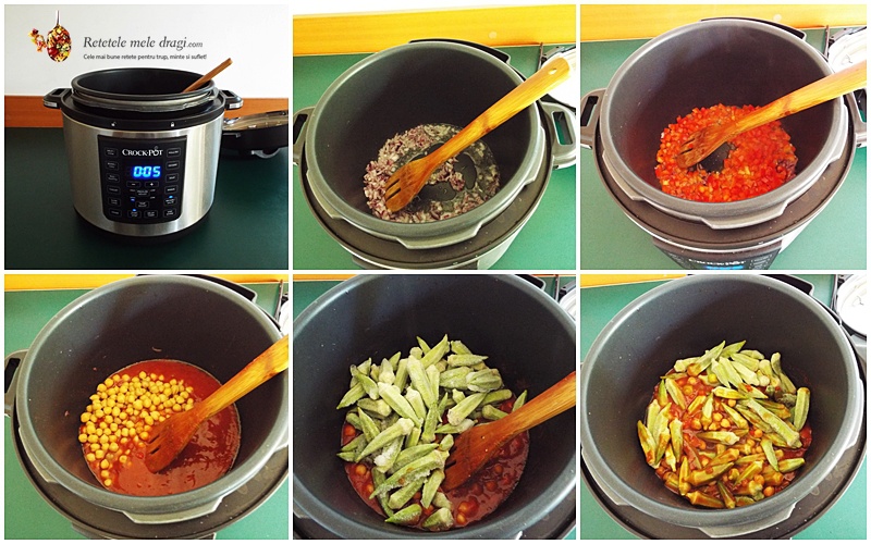 Bame cu naut gatite la Multicooker Crock-Pot Express