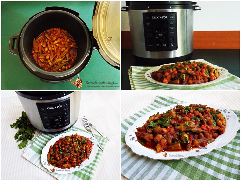 Bame cu naut gatite la Multicooker Crock-Pot Express