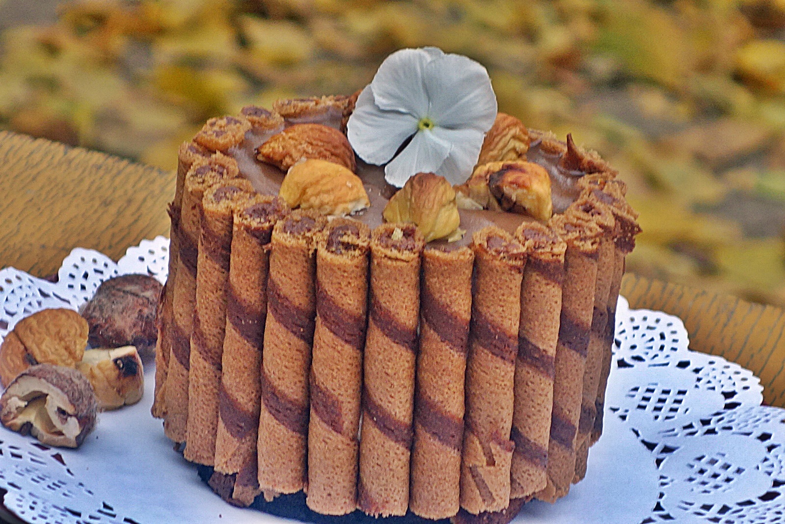 Prajitura cu piure de castane