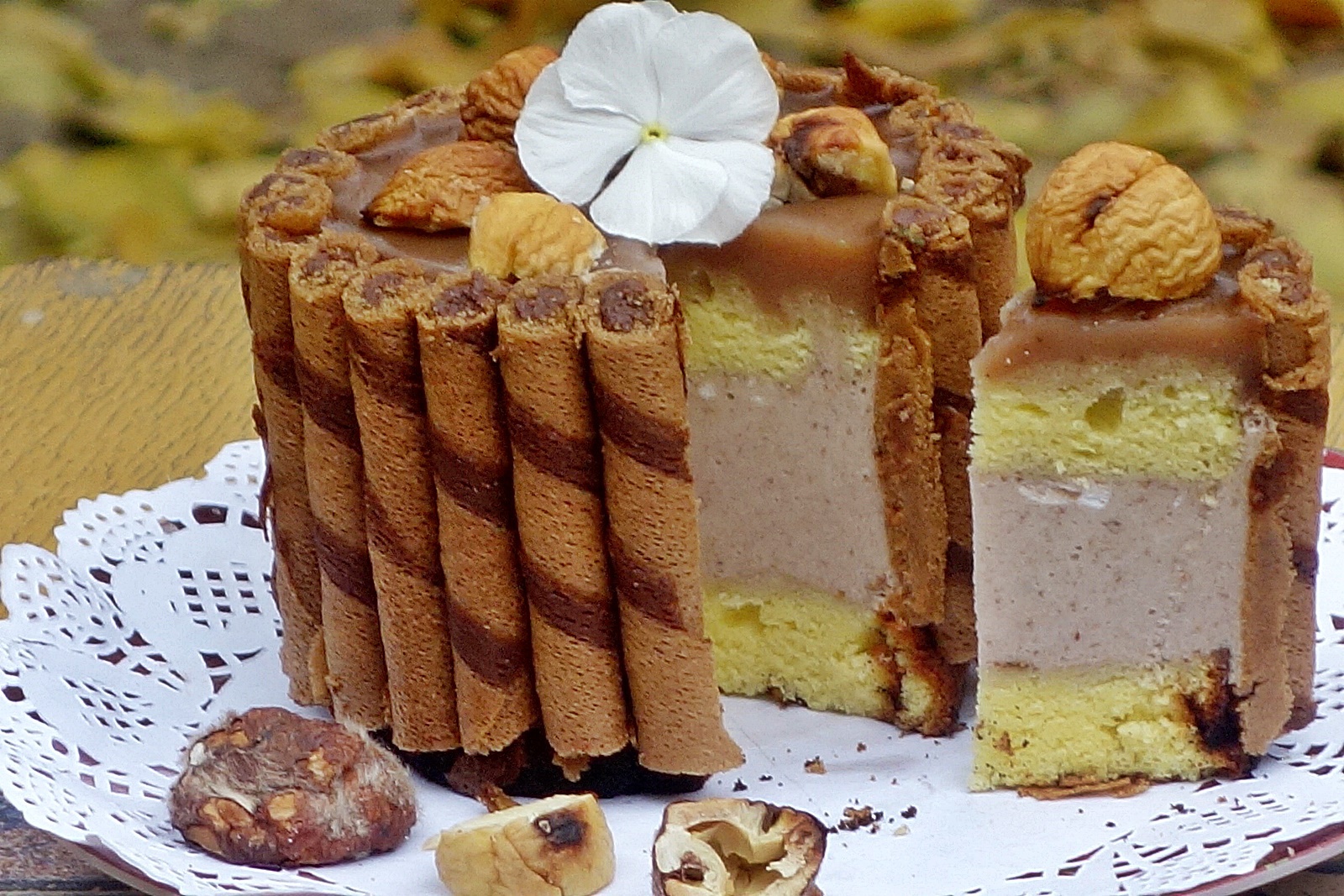 Prajitura cu piure de castane