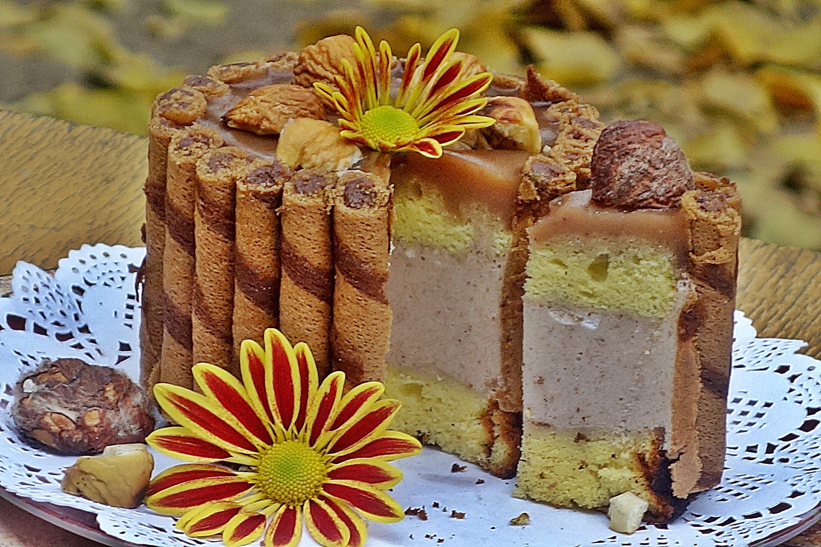 Prajitura cu piure de castane