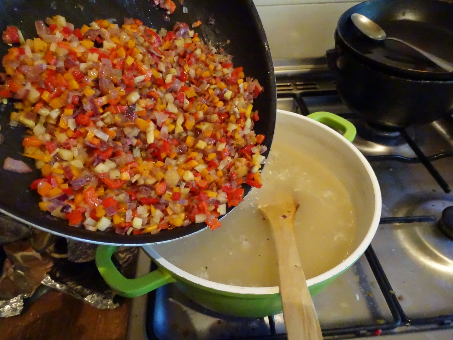 Ciorba cu aroma si culori tomnatice