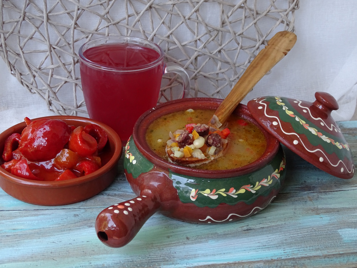 Ciorba cu aroma si culori tomnatice