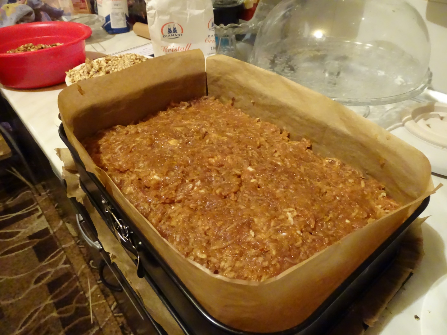 Prajitura cu mere si nuci