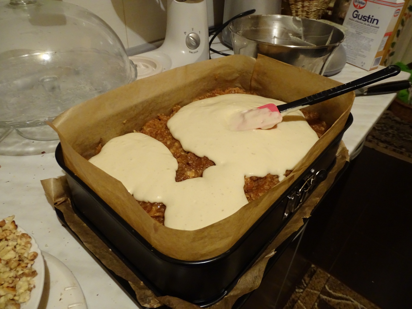 Prajitura cu mere si nuci