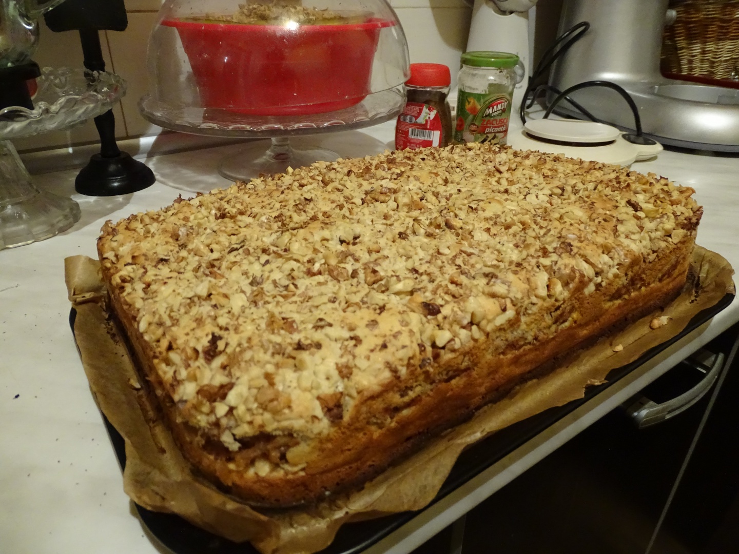 Prajitura cu mere si nuci