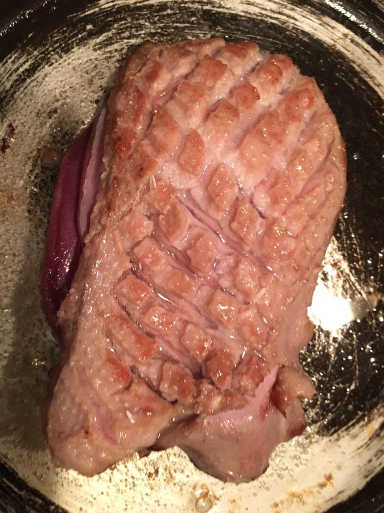 Piept de rata cu garnitura de toamna