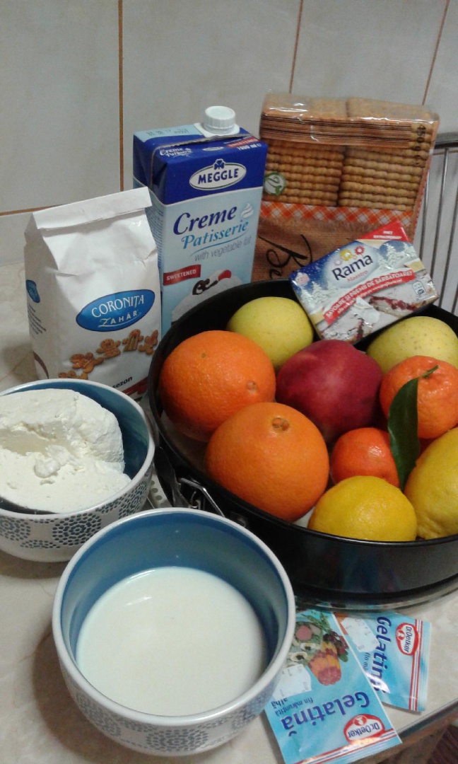 Cheesecake cu clementine