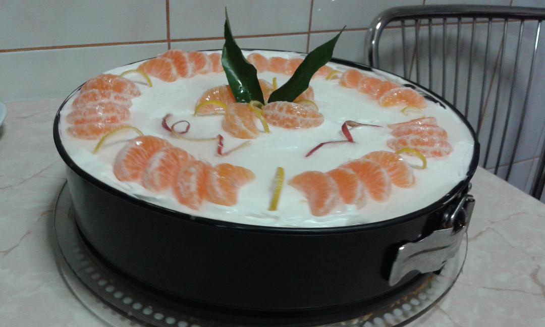 Cheesecake cu clementine