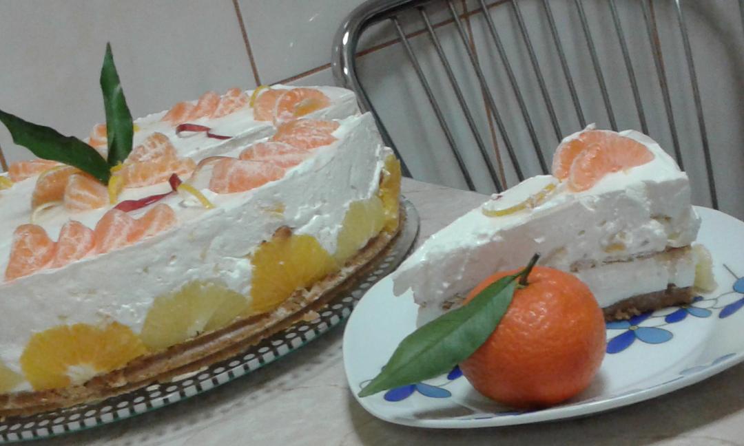 Cheesecake cu clementine
