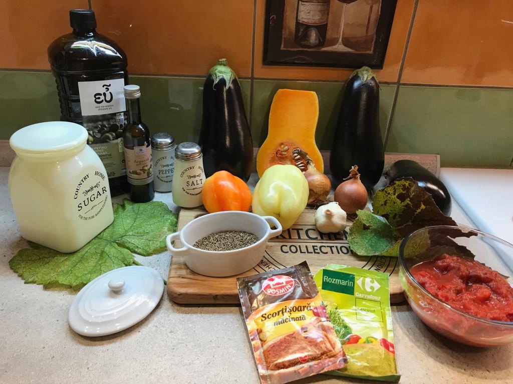 Vinete cu gust de toamna si ifos de imam bayildi