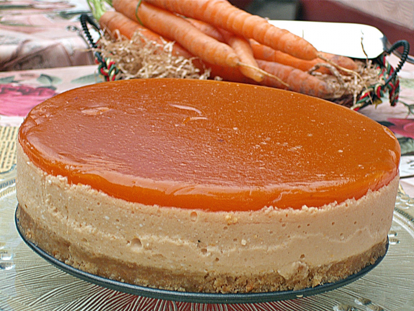 Prajitura cu nectar de morcovi si branza dulce