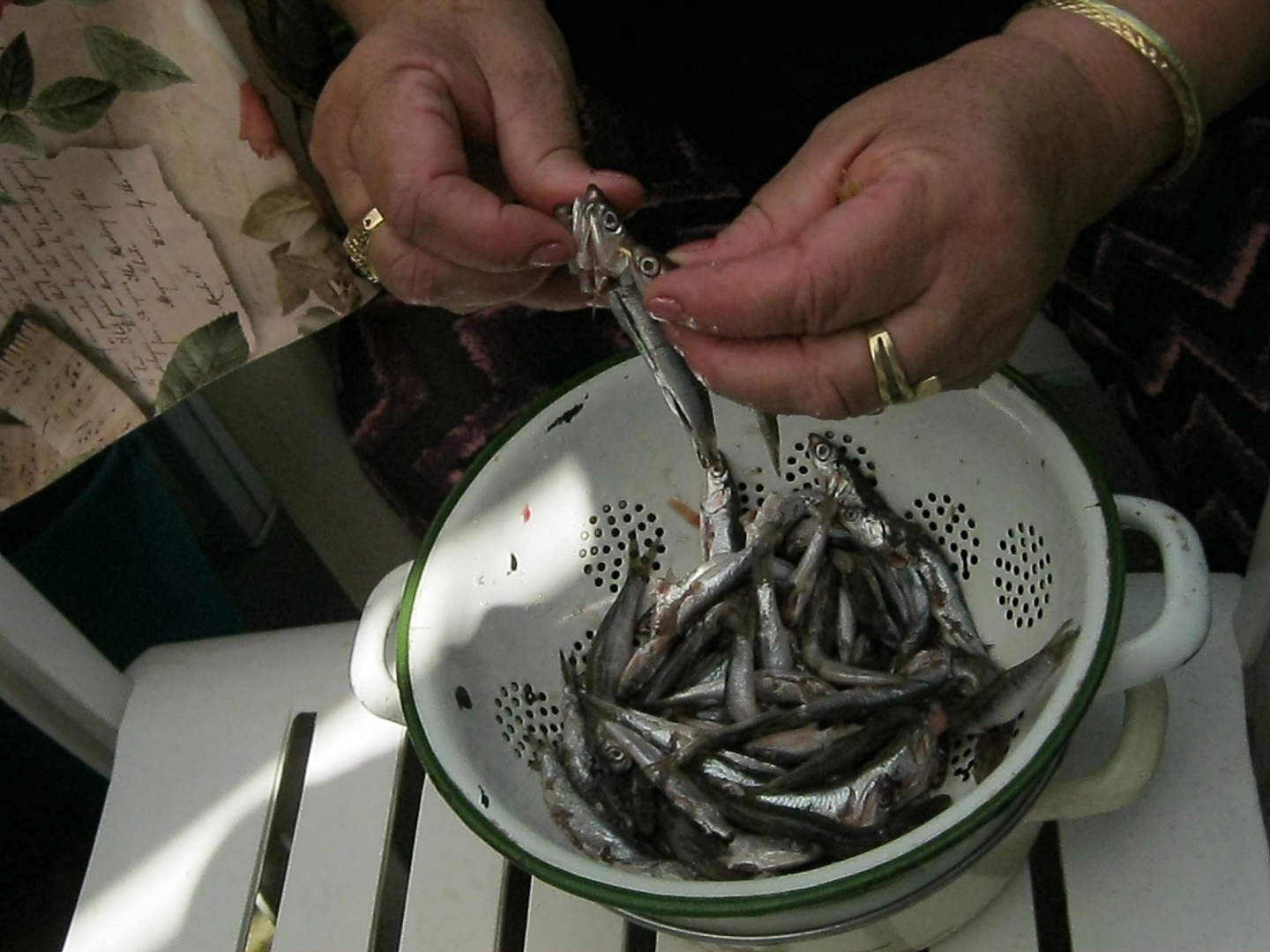 Hamsie de mare prajita