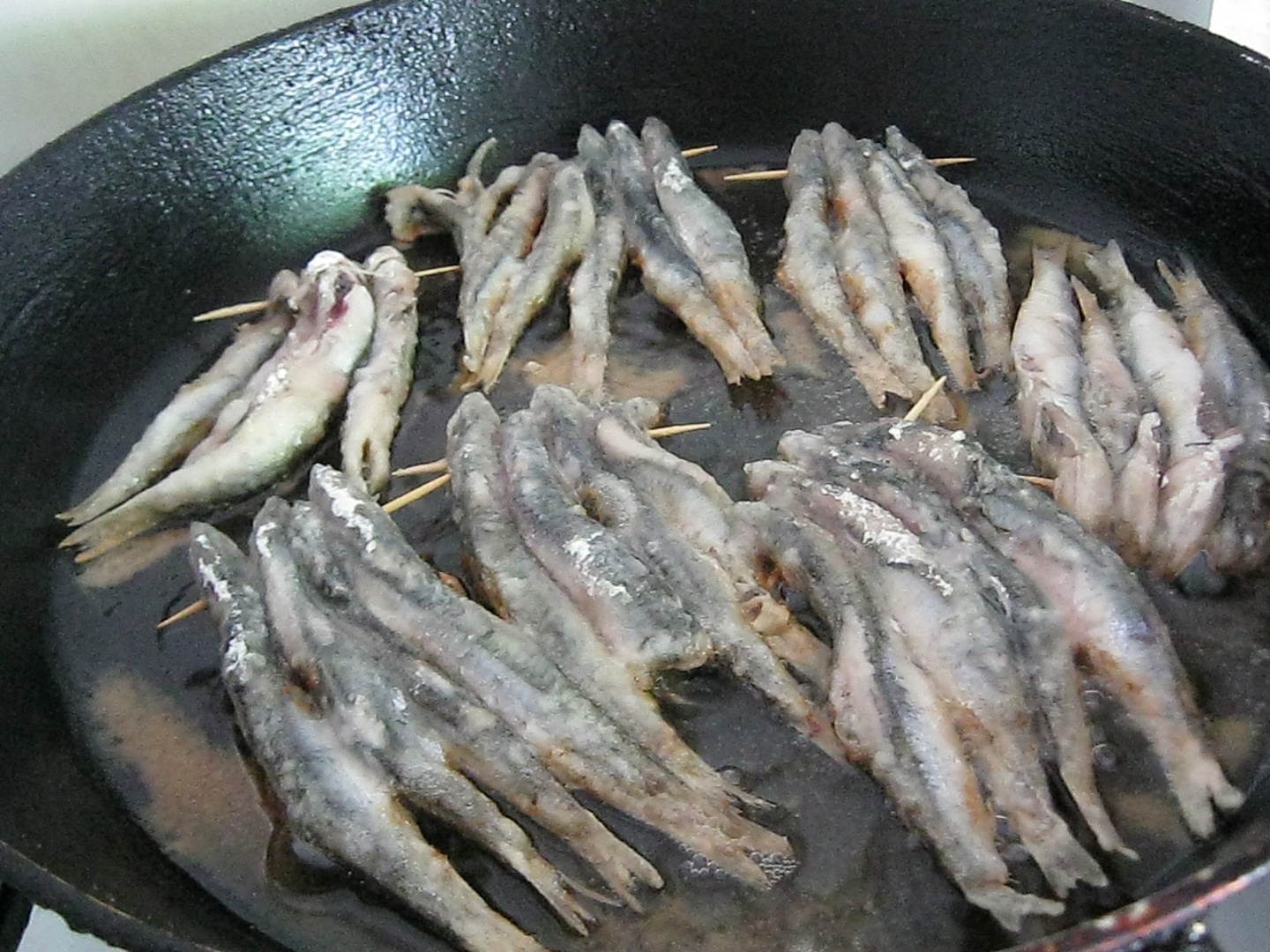 Hamsie de mare prajita