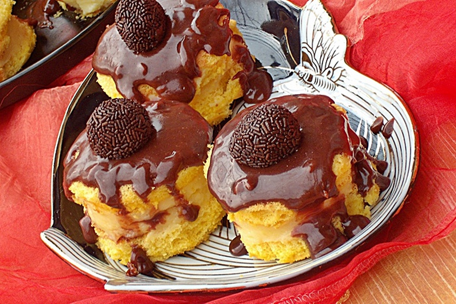 Prajitura cu trufe din ciocolata