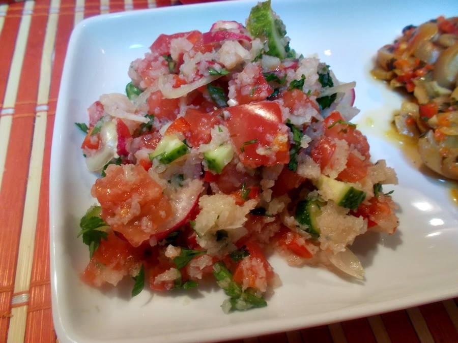 Salata Tabouleh cu conopida