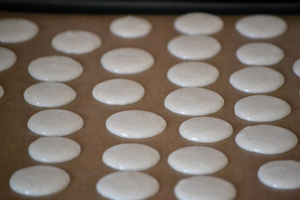 Macarons cu jeleu de rodie