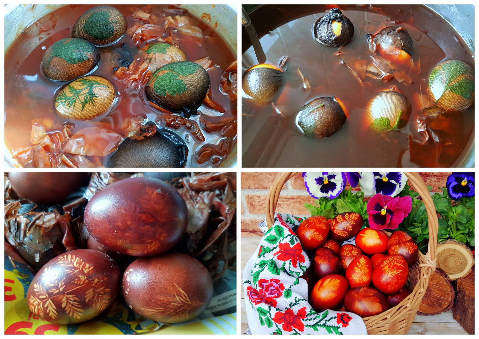 Cum sa vopsesti oua cu foi de ceapa – metoda traditionala, simpla si naturala