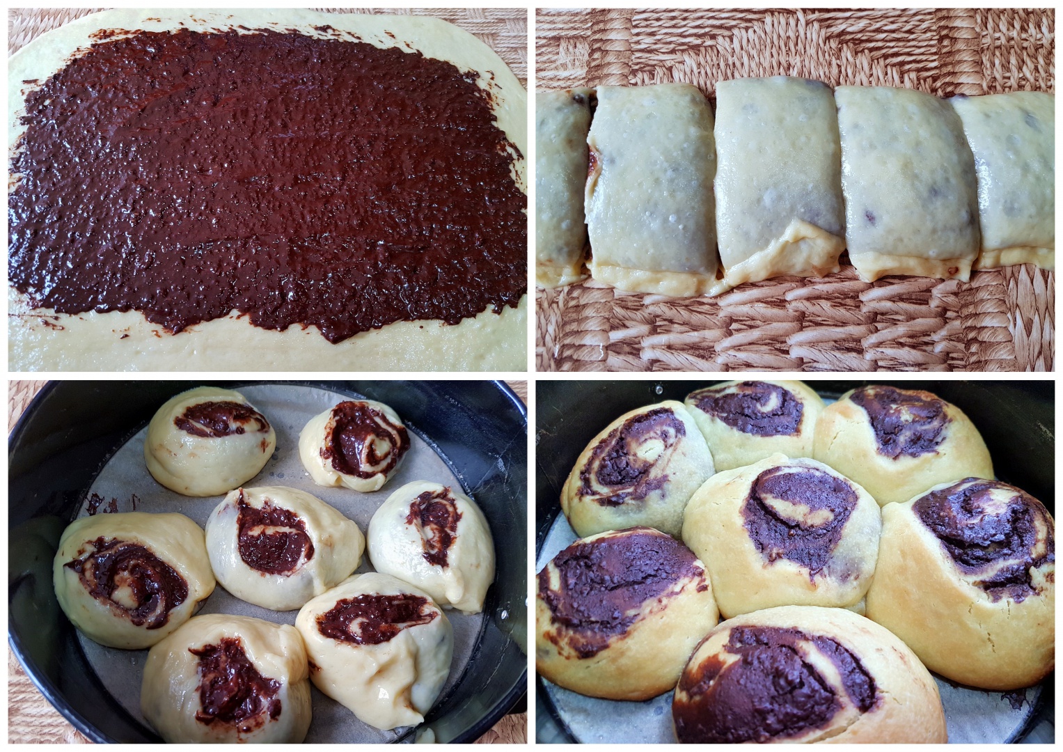 Pasca cu aluat umplut