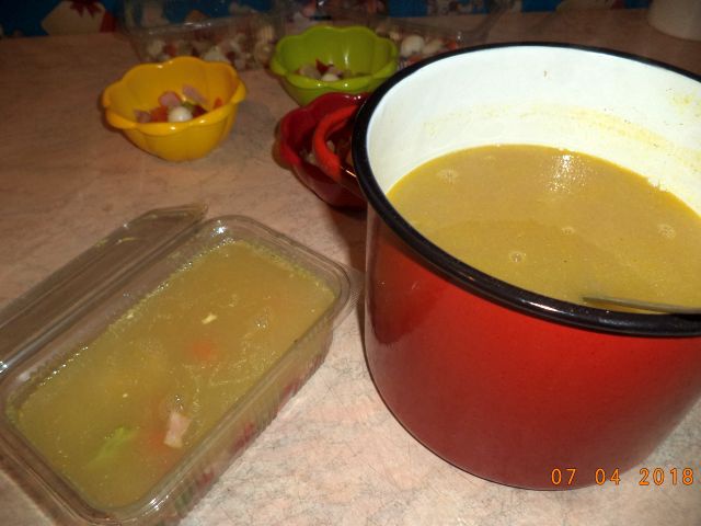 Aspic de legume si oua de prepelita